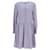 Tommy Hilfiger Womens Monogram Print Long Sleeve Shirt Dress Blue Viscose Cellulose fibre  ref.1130779