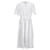 Tommy Hilfiger Vestido cruzado con detalle de encaje de algodón para mujer en algodón blanco  ref.1130783