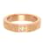 Bulgari 18K Gold B.Zero1 Essential ring 341820 Metal Pink gold  ref.1130850