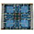 Hermès Hermes Blue Mors a Jouets Cashmere Scarf Wool Cloth  ref.1130901