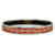 Hermès Bracelet en émail étroit Hermes Red Chaine Dancre Métal Email Argenté Rouge  ref.1130937