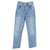 Reformation Cynthia High Rise Jeans aus blauer Baumwolle Hellblau John  ref.1131208