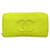 Chanel Logo CC Yellow Leather  ref.1131628