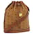 MCM Vicetos Logogram Shoulder Bag PVC Leather Brown Auth ar10694  ref.1131706