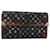 LOUIS VUITTON Cartera internacional Portefeuille multicolor M92658 LV Auth th4292 Negro  ref.1131715