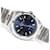 Cadran bleu ROLEX Air-King 3 6 9 14000 Série U Hommes Acier Argenté  ref.1131814