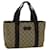 GUCCI GG Canvas Hand Bag Coated Canvas Beige 141976 Auth th4296 Cloth  ref.1131841