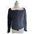 Veste Chanel en laine bleu marine gris et marron Gris anthracite Marron foncé