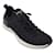 Autre Marque Chanel Black Fabric Logo Matelasse Knit Low-Top Sneakers Cloth  ref.1131992