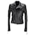 Balenciaga Bikerjacke aus schwarzem Leder  ref.1132045