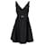 Prada Re-Nylon ärmelloses Kleid aus schwarzer Seide  ref.1132069