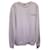 Moletom com gola redonda com logotipo Givenchy em algodão branco  ref.1132078