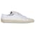 Klassische Saint Laurent Court Sneakers aus weißem Leder  ref.1132084