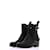 DIOR  Ankle boots T.eu 37 leather Black  ref.1132166