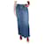 Autre Marque Blauer Jeans-Maxirock – Größe UK 14 Baumwolle  ref.1132196