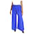 Forte Forte Blue wide-leg sheer silk trousers - size UK 14  ref.1132207