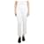 Mother Jeans bianchi sfilacciati - taglia UK 12 Bianco Cotone  ref.1132210