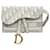 Pochette ceinture fine Saddle Oblique grise Dior Toile Tissu  ref.1132250
