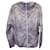 Theory Joakim Marble-Print Jacket In Gray Nylon Grey  ref.1132296