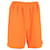 Pantaloncini sportivi con logo ricamato Balenciaga in poliestere arancione  ref.1132297