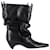 Stella Mc Cartney Stella McCartney Snake-Embossed Slouchy Boots in Black Vegan Leather Synthetic Leatherette  ref.1132326
