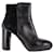 Tod's High Heel Ankle Boots in Black Suede and Leather   ref.1132327