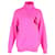 Suéter Isabel Marant com zíper e gola alta em algodão rosa  ref.1132332