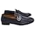 Gucci GG Marmont Loafer aus schwarzem Leder Kalbähnliches Kalb  ref.1132347