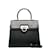Salvatore Ferragamo Leather Gancini Handbag E-21 0536 Black  ref.1132367