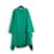 Balenciaga Abito in cotone verde e sopragonna FR40  ref.1132413