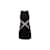 Black & Gray Chanel Sleeveless Dress Size EU 40 Synthetic  ref.1132644