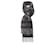 Louis Vuitton LV MNG Shadow Schal Grau Wolle  ref.1132671