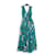 Alberta Ferretti AH Couture2016 Green Blue Silk Maxi FR34/36  ref.1132686