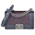 Chanel Navy Blue/Burgundy Braided Boy Flap Bag Leather  ref.1132798