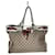 Gucci G/Bolsa tote com lenço G Positano Bege Couro Lona  ref.1132838