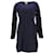 Tommy Hilfiger Womens Skater Dress in Navy Blue Cotton  ref.1132878