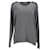 Tommy Hilfiger Suéter feminino de algodão orgânico com fita multicolorida Cinza  ref.1132900
