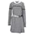 Tommy Hilfiger Womens Striped Belted Jumper Dress in Light Blue Cotton  ref.1132901