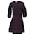 Tommy Hilfiger Womens Crew Neck Fit Flare Dress in Navy Blue Viscose Cellulose fibre  ref.1132911