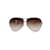 Christian Dior Joaninha Aviador Branca Vintage Tiny Osir 5 Óculos de sol Branco Metal  ref.1132912
