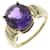 & Other Stories 10K Amethyst Ring Purple Metal Yellow gold  ref.1132927