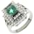 & Other Stories Platinum Emerald Ring Green Metal  ref.1132934