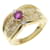 & Other Stories 18K Ruby Diamond Ring Golden Metal  ref.1132935