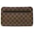 Louis Vuitton Damier Ebene Pochette Saint Louis N51993 Brown Cloth  ref.1133006