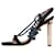 Jacquemus Black suede sandal heels - size EU 36  ref.1133097