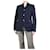 Moncler Casaco de lã acolchoado azul - tamanho UK 12  ref.1133110
