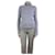 Zadig & Voltaire Jersey gris de cachemir con cuello vuelto - talla S Cachemira  ref.1133115