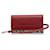 Porte-clés Burberry en cuir rouge House Check Veau façon poulain  ref.1133264