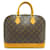 Louis Vuitton Alma Brown Cloth  ref.1133443