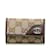 Brown Gucci GG Canvas Britt Key Holder Leather  ref.1133651